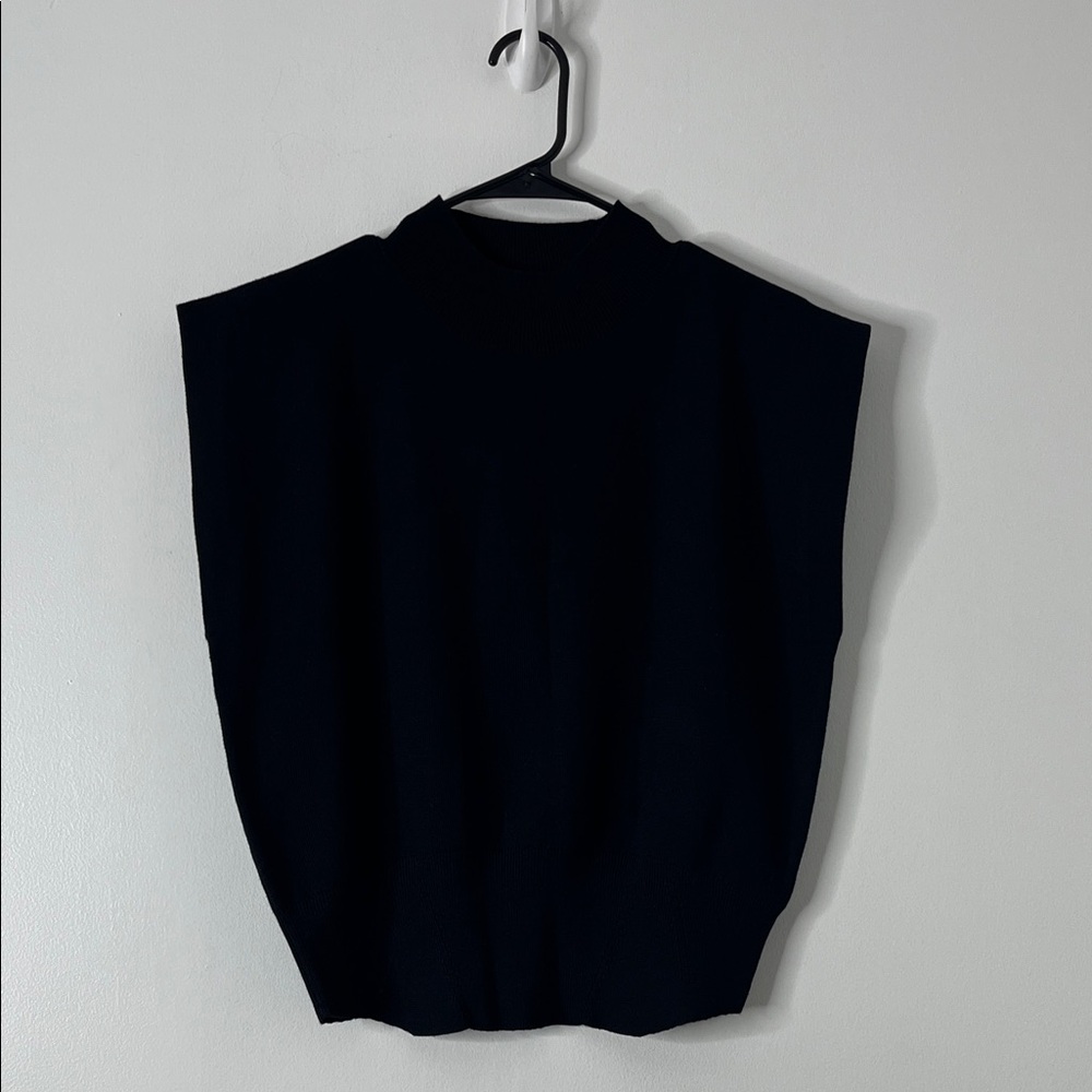 Jason Wu Black Sleeveless Sweater Sz large